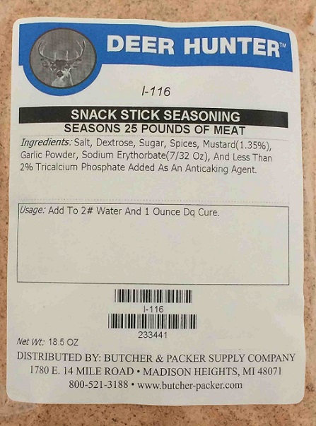 Snack Stick Seasoning