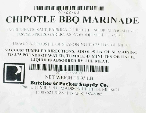 Chipotle BBQ Marinade