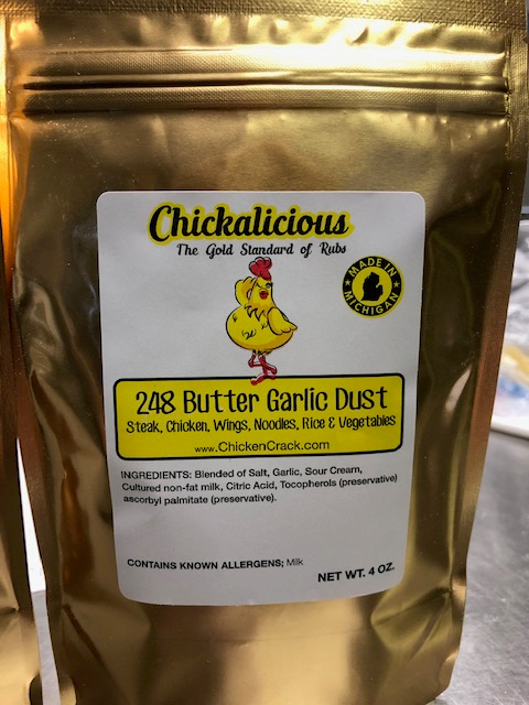 248 Buttery Garlic Dust 4oz  248 Buttery Garlic Dust 4oz