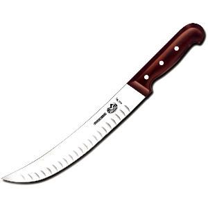 Victorinox 10 in. Cimeter Knife Granton Edge (Rosewood)