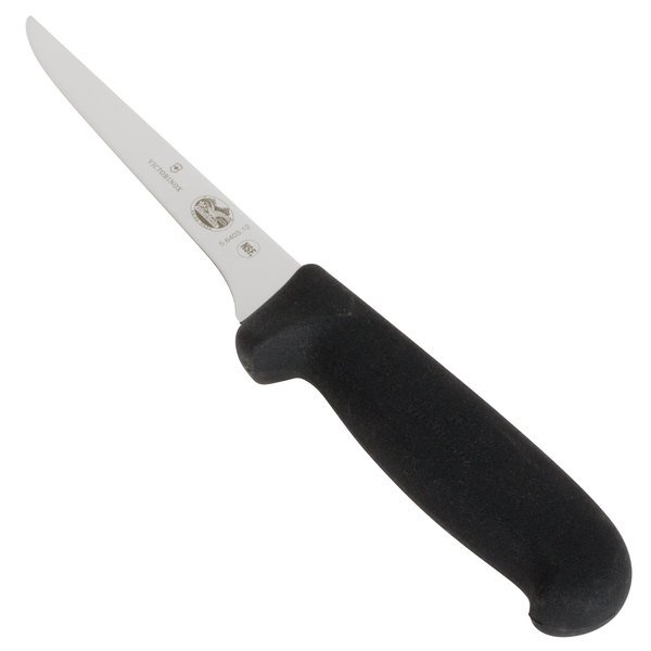 Forschner Butcher, 10 Straight, Granton, Black Fibrox Handle