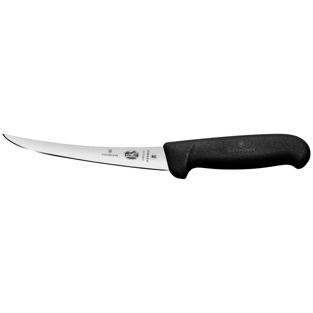 Victorinox 6in. Boning Knife, Curved Flexible Blade (Fibrox)