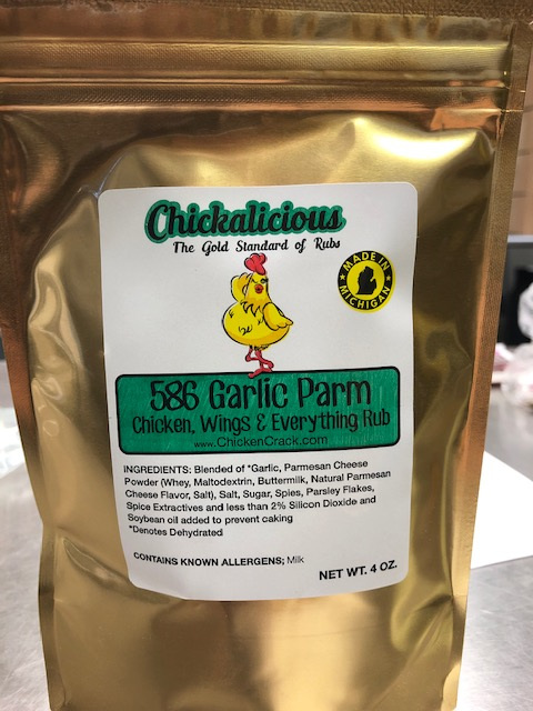 586 Garlic Parm Rub 4oz  586 Garlic Parm Rub 4oz