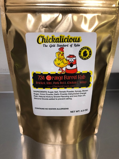 734 Orange Barrel Rub 4oz  734 Orange Barrel Rub 4oz