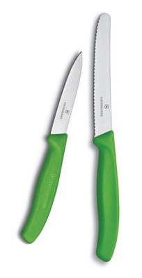 Green Utility & Paring Knife Set