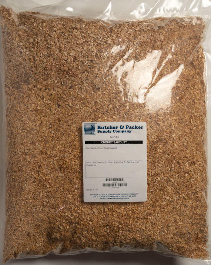 The Sausage Maker Cherry Sawdust for Smokers Five Pound Bag 
