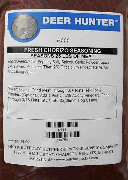 Chorizo Mexican Sausage Seasoning