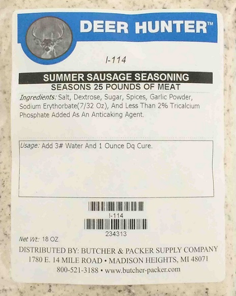 Summer Sausage Seasoning