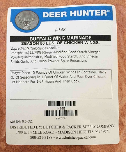 Buffalo Wing Marinade