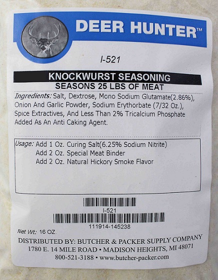 Knockwurst Seasoning