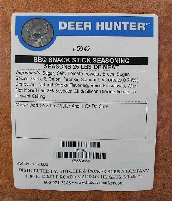 BBQ Snack Stick Seasoning