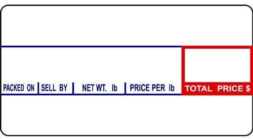 CAS Scale Non UPC labels LST-8000 ( 1cs.)