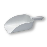 White Plastic Scoop