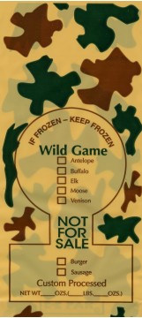 1LB Wild Game - Not for Sale (Black & Green Camo) 